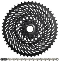 SRAM XG-899 Kit D'usure Cassette E-Block + Chaîne PC EX1 8 Vitesses