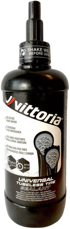 Vittoria Universal Tubeless Tire Sealant Produit D'étanchéité Pour Pneus -Vélo Pièces Magasin 20114142 Vittoria Universal tubeless tire sealant Reifendichtmittel 1aa00099 4
