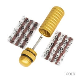 Peaty's Holeshot Tubeless Puncture Plugger Kit 12 Peaty's Holeshot Tubeless Puncture Plugger Kit -Vélo Pièces Magasin 5060541583962PeatysHoleshotTubelessPuncturePluggerKitgold labelled