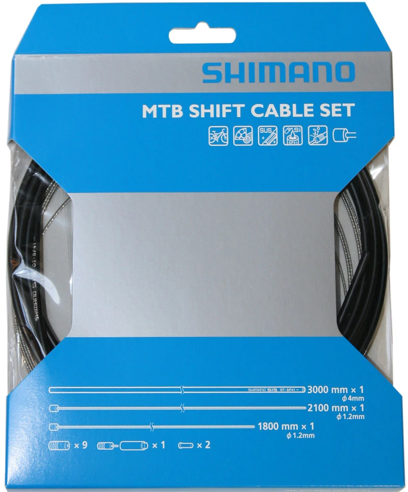 Shimano OT-SP41 Jeu De Câbles De Changement De Vitesse VTT En Acier Inoxydable 3 Shimano OT-SP41 Jeu De Câbles De Changement De Vitesse VTT En Acier Inoxydable