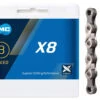 KMC Chaîne X8 8 Vitesses -Vélo Pièces Magasin KMC X8 8 fach Kette Master