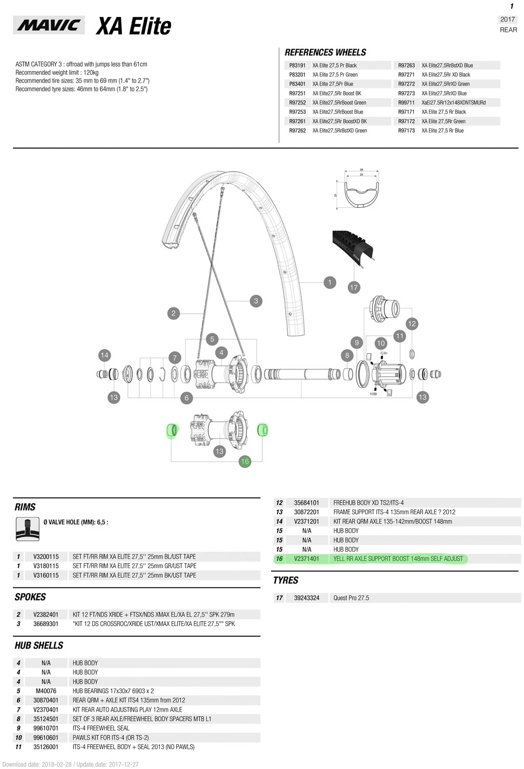Mavic Axle Support Rear Boost 148mm 4 Mavic Axle Support Rear Boost 148mm – Image 2