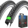 Schwalbe Marathon 47-559 + Chambre à Air SV13 Set 2 Schwalbe Marathon 47-559 + Chambre à Air SV13 Set -Vélo Pièces Magasin Schwalbe Marathon 47 559 Gratis Schlauch SV13 2er Set 11100769 10425343 a