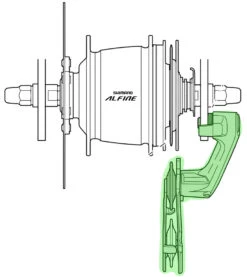 Shimano ALFINE CT-S500 Tendeur De Chaîne -Vélo Pièces Magasin Shimano ALFINE CT S500 Kettenspanner ICTS500 tech