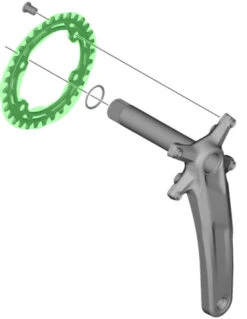 Shimano DEORE FC-M5100 Plateau 10/11 Vitesses -Vélo Pièces Magasin Shimano DEORE FC M5100 Kettenblatt