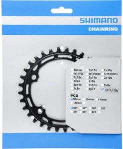 Shimano DEORE FC-M5100 Plateau 10/11 Vitesses -Vélo Pièces Magasin Shimano DEORE FC M5100 Kettenblatt 32T Y0LA32000