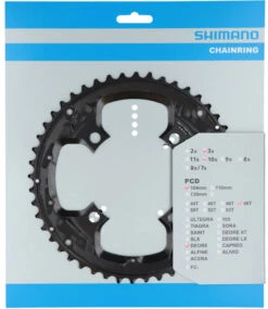 Shimano FC-T6010 Plateau 48T Pour Garde-Chaîne -Vélo Pièces Magasin Shimano FC T6010 Kettenblatt 48 Zahne fur Kettenschutzring black Y1WE98010