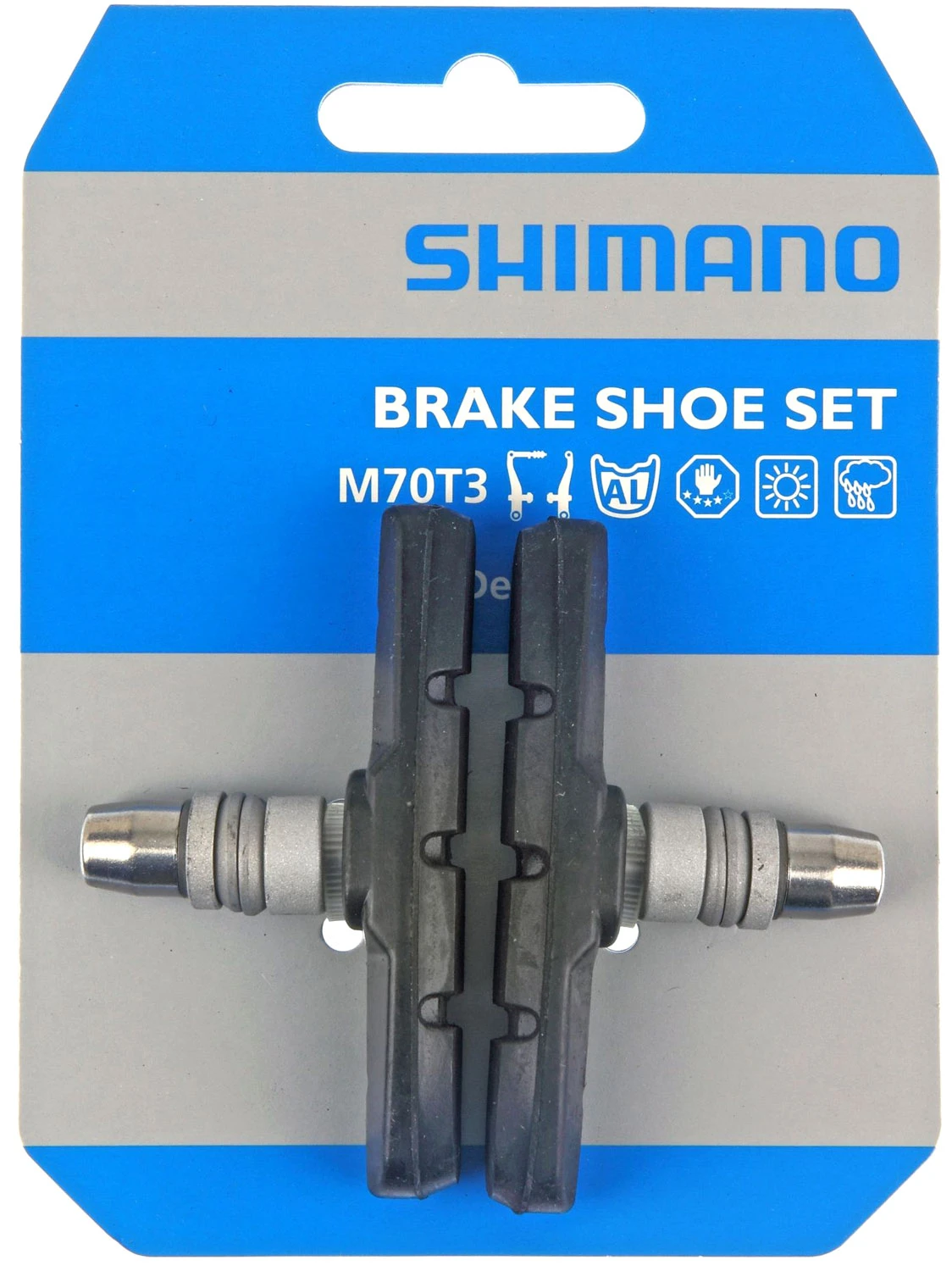 Shimano M70T3 V-Brake Patins De Frein 4 Shimano M70T3 V-Brake Patins De Frein – Image 2