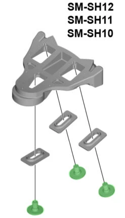 Shimano Vis De Plaque De Chaussure M5 X 10mm Pour SM-SH10/11/12 -Vélo Pièces Magasin Shimano SPD SL CleatsfHaCIYxUsmFTt