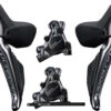 Shimano ULTEGRA Di2 ST-R8170+BR-R8170 Ensemble De Freins à Disque 2x12 Vitesses -Vélo Pièces Magasin Shimano ULTEGRA Di2 ST R8170 BR R8170 2x12 fach Scheibenbremsen Set IR8170DLF6SC100E IR8170DRRDSC1 a