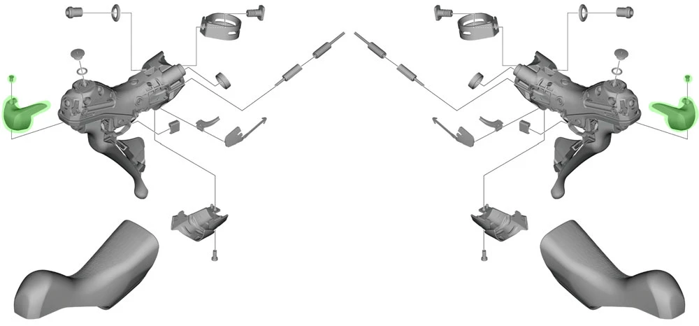 Shimano Badge ULTEGRA ST-R8020 6 Shimano Badge ULTEGRA ST-R8020 – Image 4