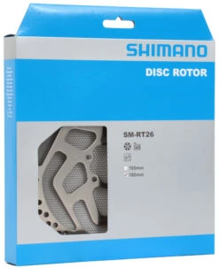Shimano SM-RT26 Disque De Frein 6 Trous 13 Shimano SM-RT26 Disque De Frein 6 Trous -Vélo Pièces Magasin Shimano Bremsscheibe SM RT26S 180mm Verpackung
