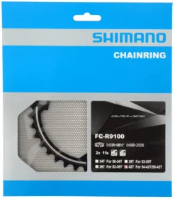 Shimano Plateau DURA ACE Pour FC-R9100 55-54/42 Dents 13 Shimano Plateau DURA ACE Pour FC-R9100 55-54/42 Dents -Vélo Pièces Magasin Shimano Dura Ace Kettenblatt FC R9100 MX 42 b