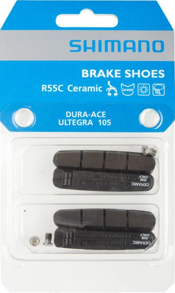 Shimano Plaquettes De Frein DURA ACE/ULTEGRA/105 R55C3 Pour Jante En Céramique 3 Shimano Plaquettes De Frein DURA ACE/ULTEGRA/105 R55C3 Pour Jante En Céramique – Image 2