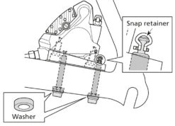 Shimano SM-MA-R160D/D Adaptateur De Montage à Plat Pour Rotor Arrière De 160mm -Vélo Pièces Magasin Shimano Flat Mount Adapter 160mm SM MA R160DD ISMMAR160DDB c