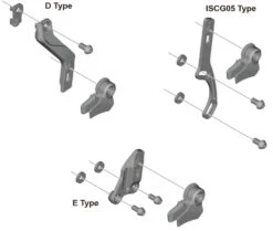 Shimano SM-CD800 Guide-chaîne -Vélo Pièces Magasin Shimano SM CD800 Typen d