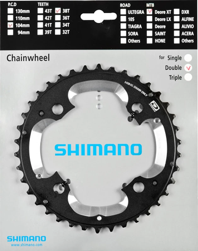 Shimano Plateau XT Pour FC-M785 38T (AM) 3 Shimano Plateau XT Pour FC-M785 38T (AM)