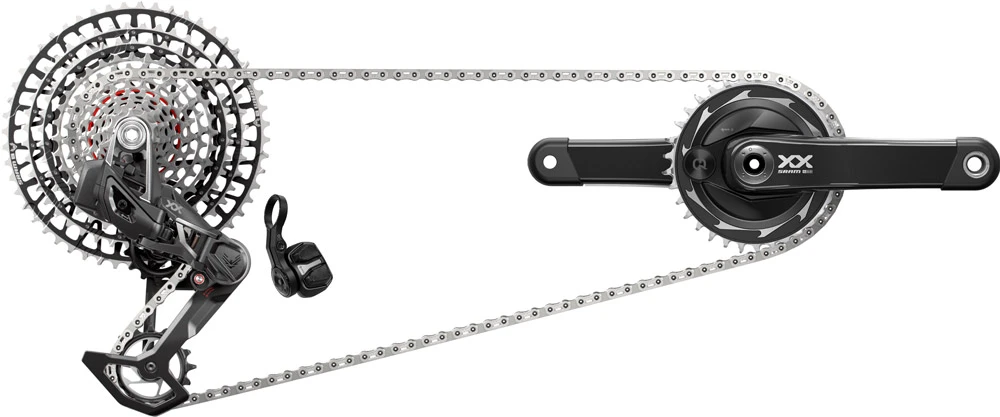 SRAM XX SL Eagle AXS Transmission DUB Powermeter Groupe 12 Vitesses 3 SRAM XX SL Eagle AXS Transmission DUB Powermeter Groupe 12 Vitesses