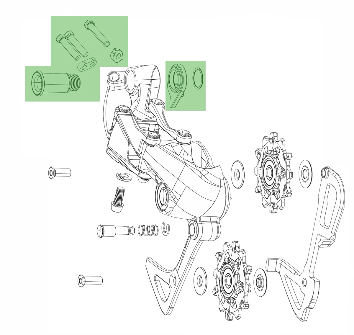 SRAM GX Vis De Fixation Pour Dérailleur 11 Vitesses 4 SRAM GX Vis De Fixation Pour Dérailleur 11 Vitesses – Image 2