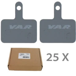 Var Plaquettes De Disque Pour Shimano M575/M525/M486/M445 (emballage Pour 25 Ateliers)