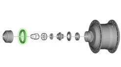 Shimano Bague D'espacement Center-Lock Pour Moyeux De Transmission ALFINE -Vélo Pièces Magasin Y37R82000 3