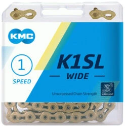 KMC K1SL Wide Ti-N Chaîne Pour Single Speed