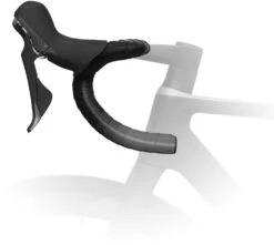 Fizik Bande De Guidon Vento Microtex Tacky Bicolour -Vélo Pièces Magasin vento microtex tacky black grey 1